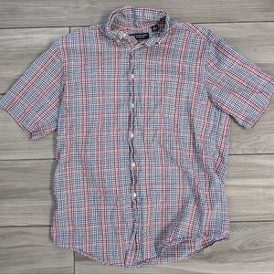 Roundtree and Yorke Button Down Short Sleeve Shirt